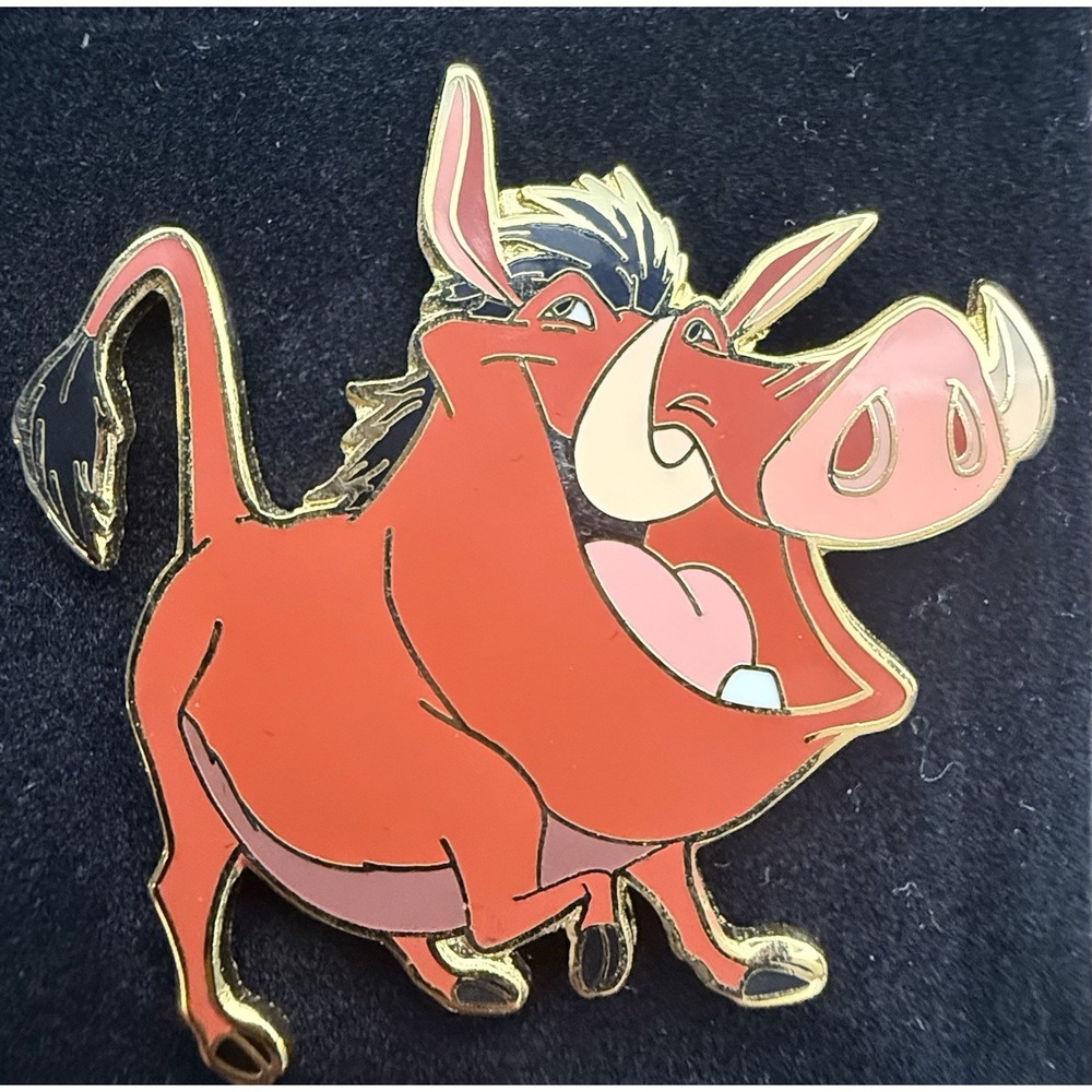 Y2K Disney The Lion King Pumbaa Collectible Trading Pin 2000 Vintage